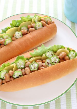 夏の疲れに♪ ねばねばスタミナコッペパン-レシピのメイン写真