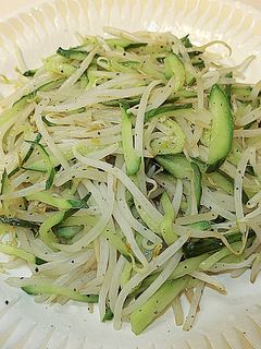きゅうりともやしのシャキシャキ炒め-レシピのメイン写真
