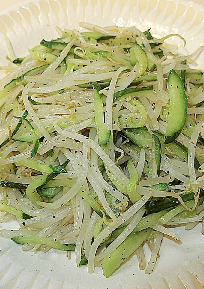 きゅうりともやしのシャキシャキ炒め-レシピのメイン写真