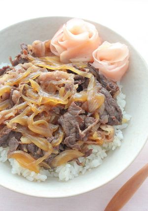 レンジでパパっと！ 時短で牛丼♡-レシピのメイン写真