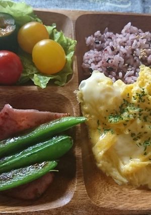 トロトロ玉子の黒米ご飯-レシピのメイン写真