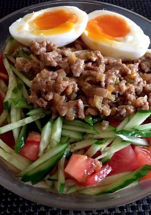 ジャージャーうどん-レシピのメイン写真