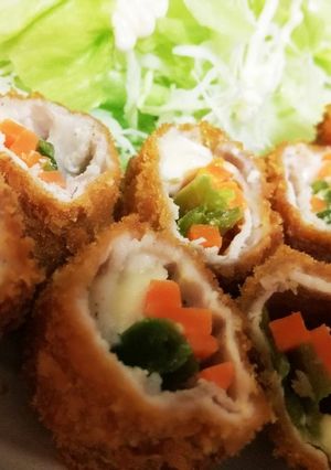 チーズが美味しい☆母のチーズ巻きフライ☆-レシピのメイン写真