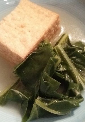 スイスチャードと厚揚げの煮物-レシピのメイン写真
