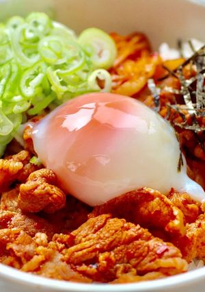 ビビン丼風豚丼-レシピのメイン写真