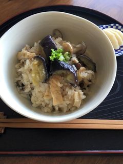 なすの炊き込みごはん-レシピのメイン写真