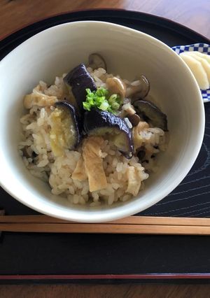 なすの炊き込みごはん-レシピのメイン写真