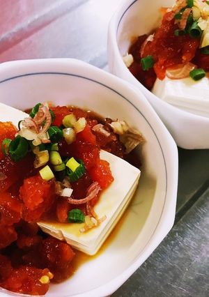 トマトゼリーの冷やっこ♪-レシピのメイン写真