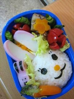 キャラ弁♪うさぎちゃん親子♪-レシピのメイン写真