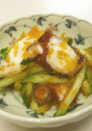 たこととびらんのさっぱり和え-レシピのメイン写真