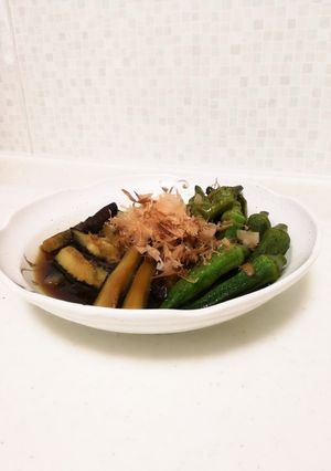 ☆夏野菜の焼き揚げ浸し☆-レシピのメイン写真