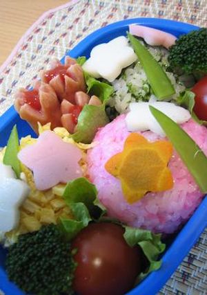 キャラ弁♪ひな祭り(?^^;)弁当♪-レシピのメイン写真