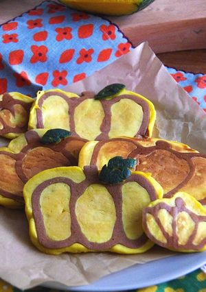 もちっと南瓜パンケーキ-レシピのメイン写真