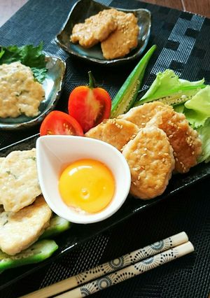 手を汚さず作る☆簡単鶏つくね。-レシピのメイン写真