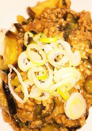 冷奴のナスとひき肉の餡かけ-レシピのメイン写真