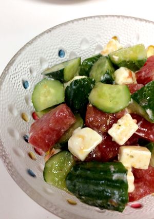 きゅうりトマトチーズの簡単サラダ☆-レシピのメイン写真