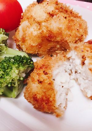 ササミと豆腐のカツ-レシピのメイン写真