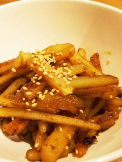 じゃがいものカレー金平-レシピのメイン写真