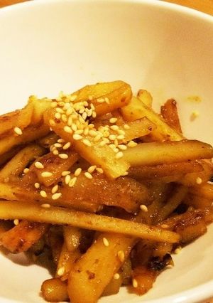 じゃがいものカレー金平-レシピのメイン写真
