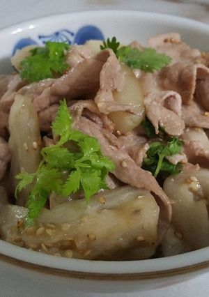 焼きなすと冷しゃぶのサラダ-レシピのメイン写真