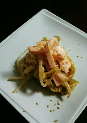 鶏ハムもやしナスのナムル和え-レシピのメイン写真