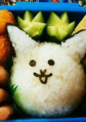 キャラ弁　にゃんこ大戦争-レシピのメイン写真