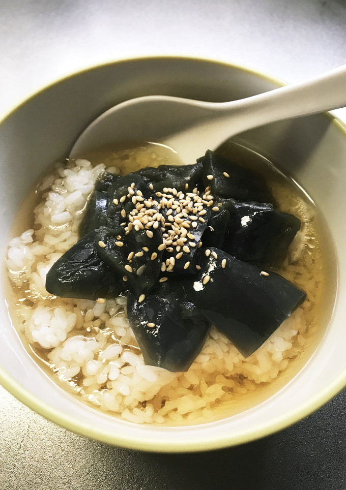 ナスの煮浸し茶漬け！夏は冷たく！-レシピのメイン写真