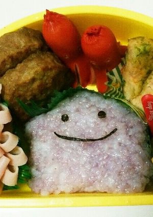 キャラ弁　メタモン-レシピのメイン写真