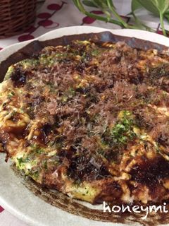 お好み焼き風玉子焼き♪-レシピのメイン写真