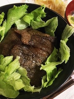 簡単に絶品*わさび牛ステーキ丼*-レシピのメイン写真