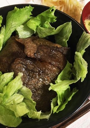 簡単に絶品＊わさび牛ステーキ丼＊-レシピのメイン写真