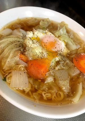 野菜スープラーメン♪-レシピのメイン写真