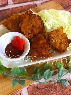 南瓜納豆揚げ-レシピのメイン写真