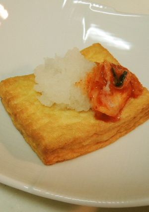 レンジで2分☆ぼくの厚揚げ-レシピのメイン写真