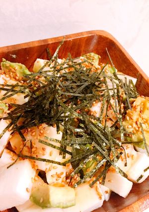 簡単！長芋とアボカドのおつまみサラダ★-レシピのメイン写真