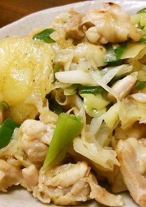 鶏ねぎポテト♪-レシピのメイン写真