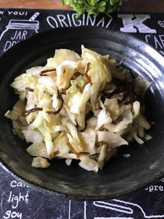 キャベツの塩昆布和え♪-レシピのメイン写真