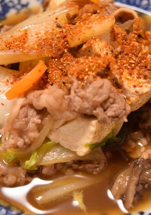 牛肉のすき煮-レシピのメイン写真