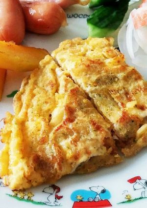 ポテトチップス入り卵焼き☆-レシピのメイン写真