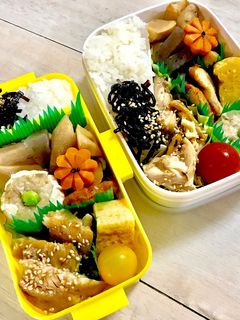 和風な母娘弁当-レシピのメイン写真