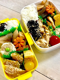 和風な母娘弁当-レシピのメイン写真