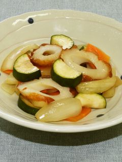 ちくわとズッキーニの炒め物-レシピのメイン写真