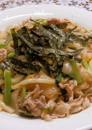 キムチうどん-レシピのメイン写真