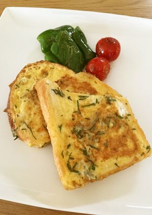 大葉とジャコのフレンチトースト風-レシピのメイン写真
