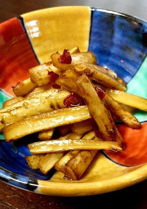 ご飯が進み過ぎる！ポリポリ無限ごぼう☆-レシピのメイン写真