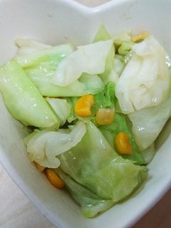 キャベツとコーン炒め-レシピのメイン写真
