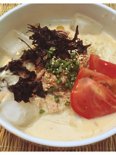 豆乳ツナの素麺-レシピのメイン写真