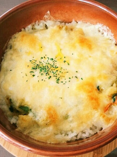 おにぎり丸(カレー)で簡単ドリア-レシピのメイン写真