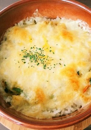 おにぎり丸(カレー)で簡単ドリア-レシピのメイン写真