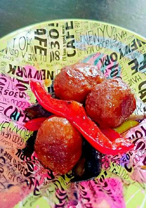 お弁当にも！めちゃ旨ミートボール炒め♡-レシピのメイン写真